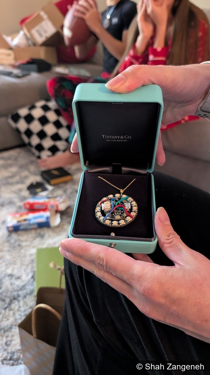I Made Beth a Necklace for Christmas